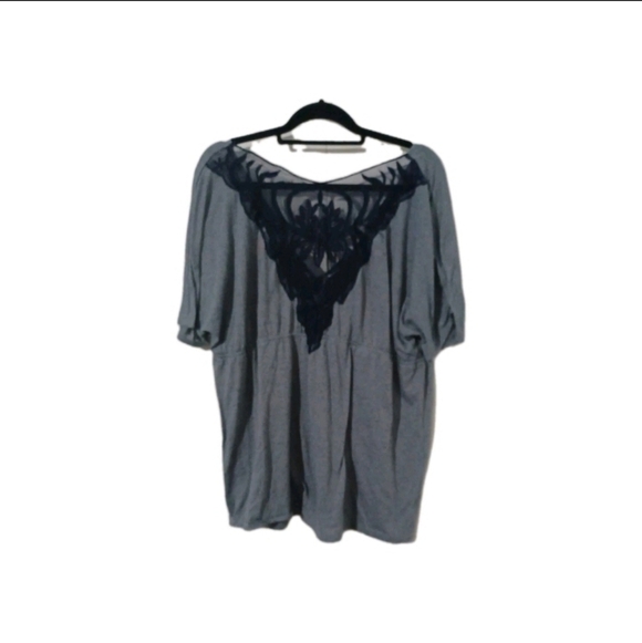 Maurices Tops - Maurices Blue Top with Textured Detail